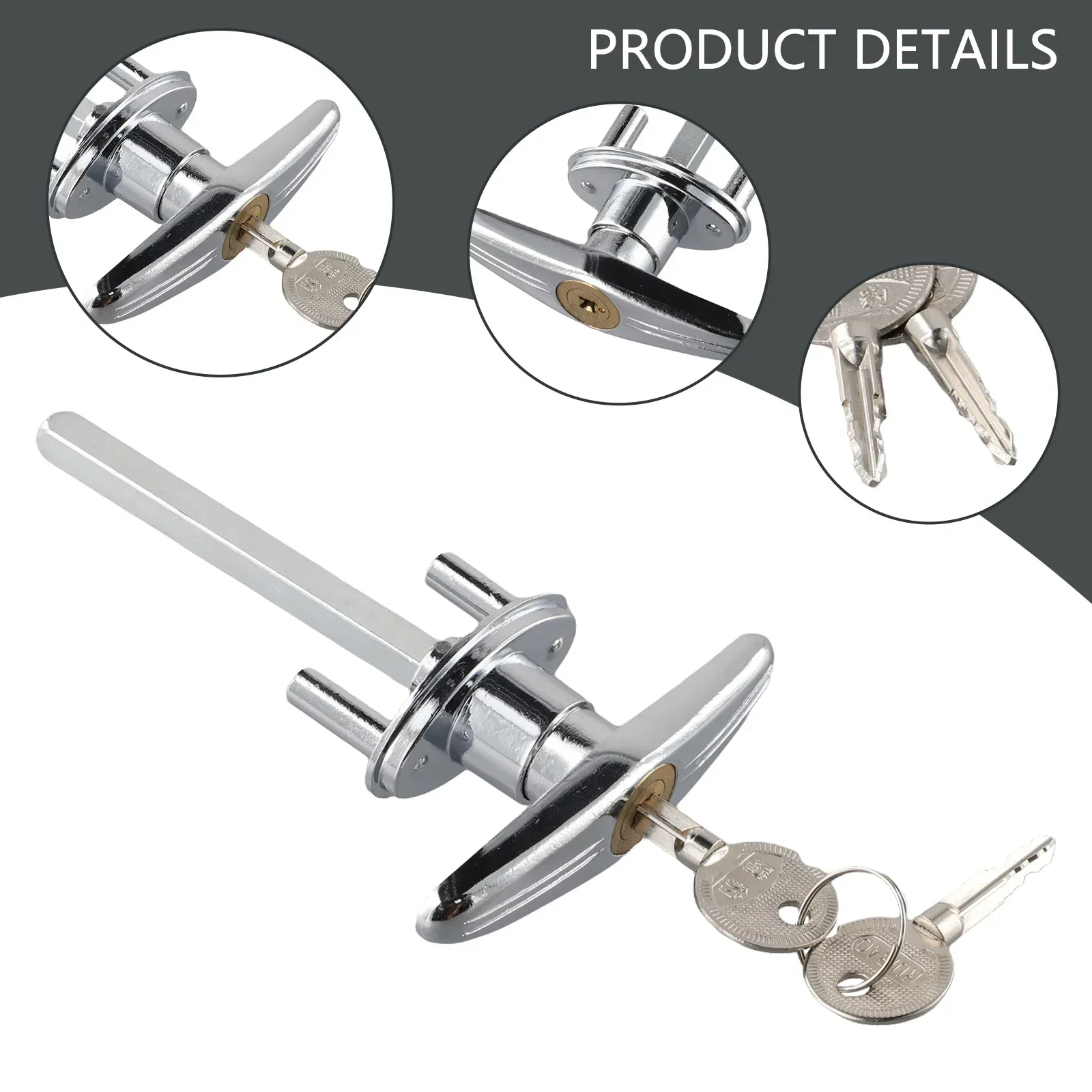 Imagem -06 - Garagem Door Lock Substituição com T-lock Handle Acessórios Peças de Fácil Instalação Brand Novidades Caravan