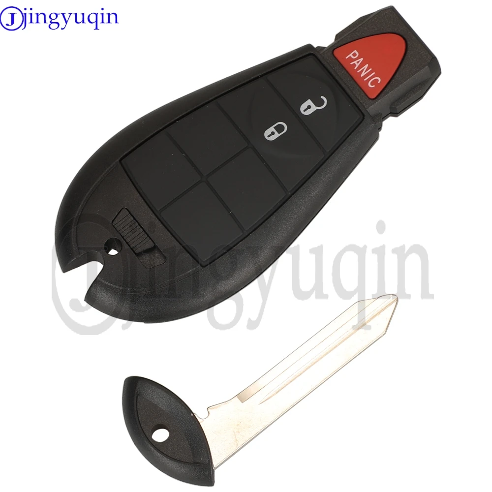 jingyuqin 433Mhz ID46 keyless Go Remote Car For Jeep Grand Cherokee Chrysler Town & Country 300 Dodge Caravan 1YZ-C01C Smart key