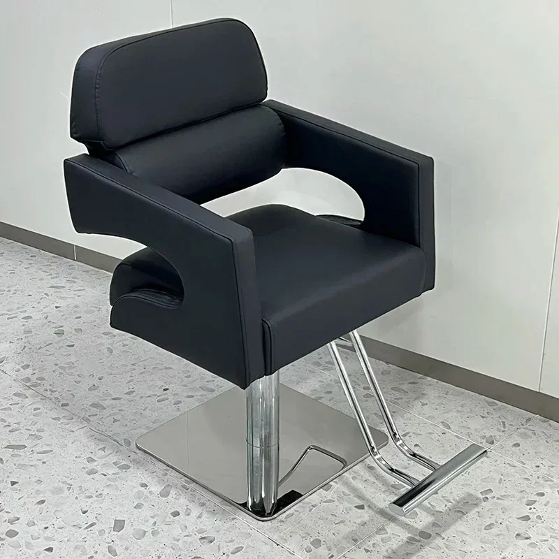 

Simple Comfortable Barber Chair Ergonomic Beauty Unique Simple Hairdresse Makeup Chair Hair Salon Chair Парикмахерская Тележка