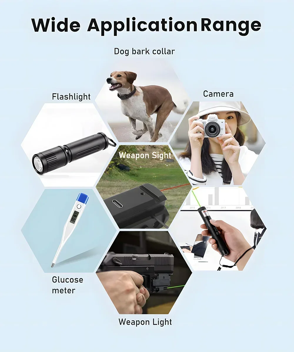 بطارية ليثيوم Hotsale CR1/3N 3V 170mAh - استبدل DL1/3N KCR1/3N CR1/3 - لكاميرا Canon، وياقة النباح، CMOS والأمتار #6