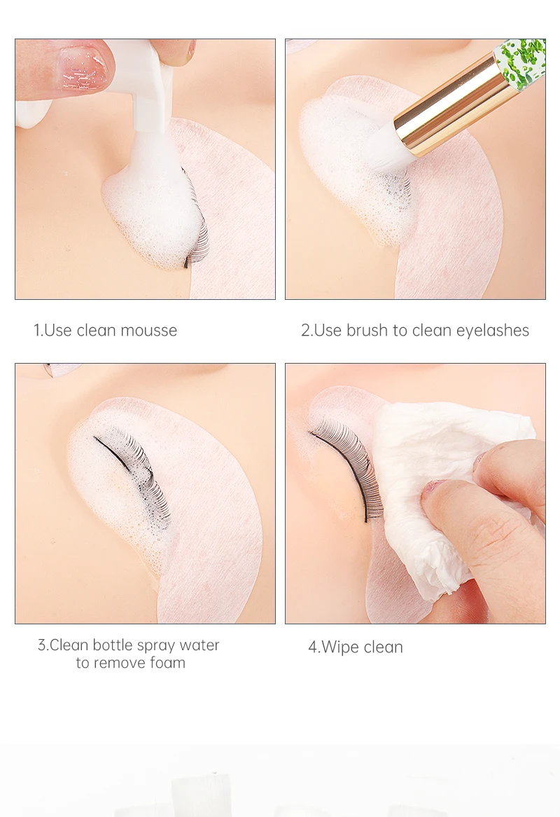 5 Stücke Kristallstab Falsche Wimpern Reinigungsbürste Wimpernverlängerung Waschen Make-Up Pinsel Mitesser Entferner Nase Gesicht Hautpflege Werkzeuge – Detail 8