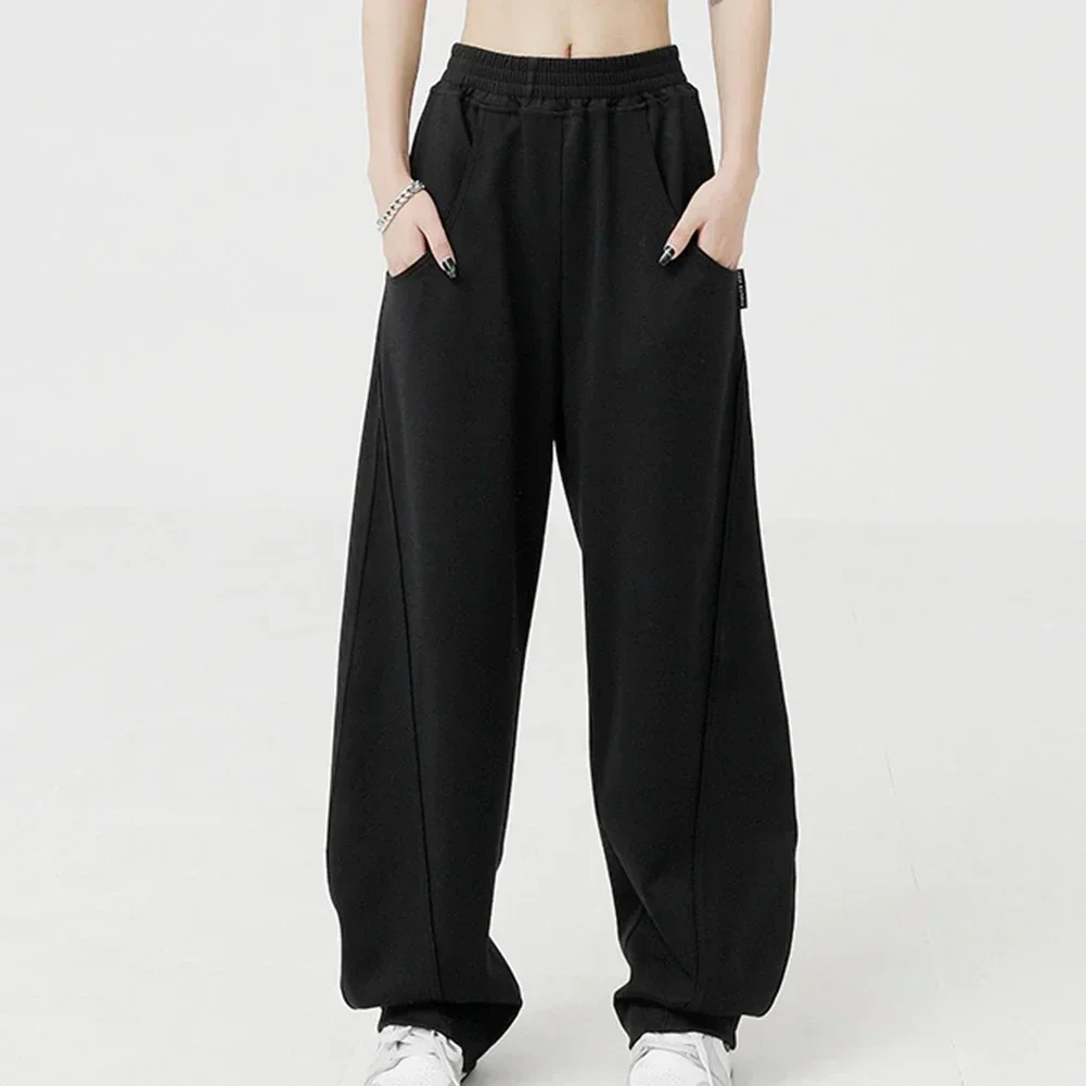 

Hot New Stylish Comfy Fashion Pants Pants Wide Brand New Cotton Elastic Female Full Pant Polyester Solid Color