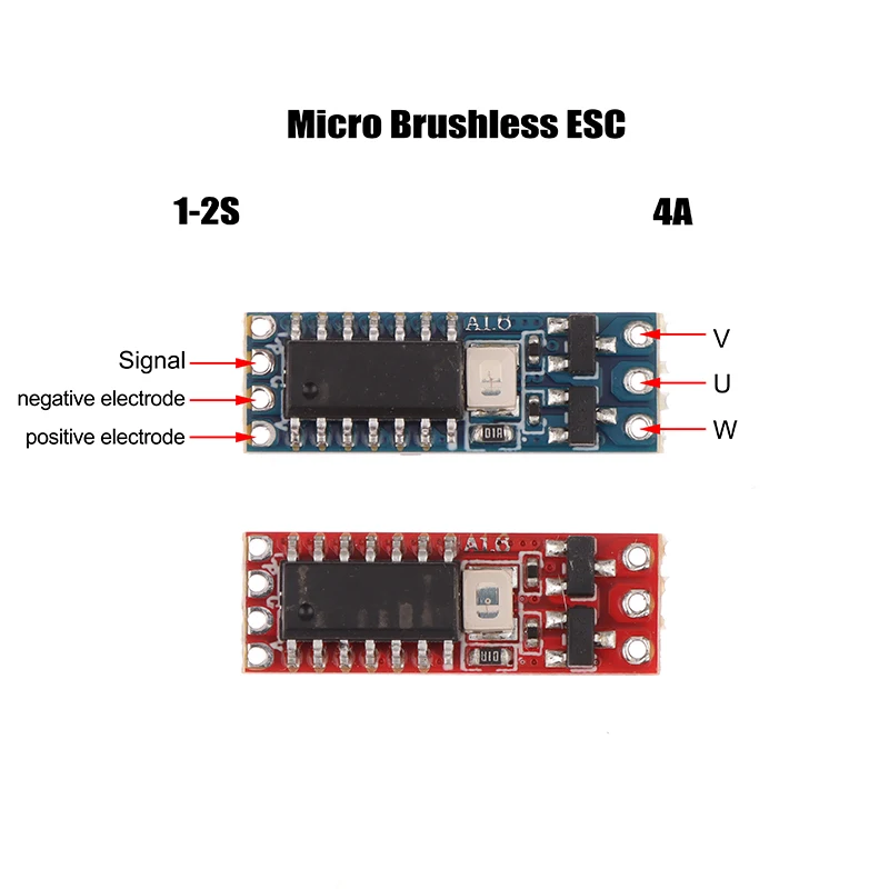 1S-2S DC 3.7V-8.4V 4A Micro Brushless Motor Driver Board Electric Regulator Drive For 1104 1106 1306 1407 1503 Brushless Motor