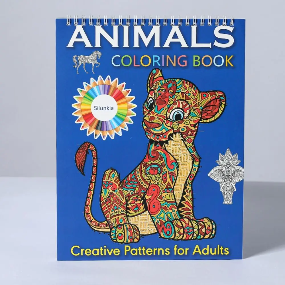 ماندالا/الطيور/الفراشة/الحيوان الاطفال كتاب التلوين جانب واحد دوامة المائية كتاب الرسم 20 صورة رائعة