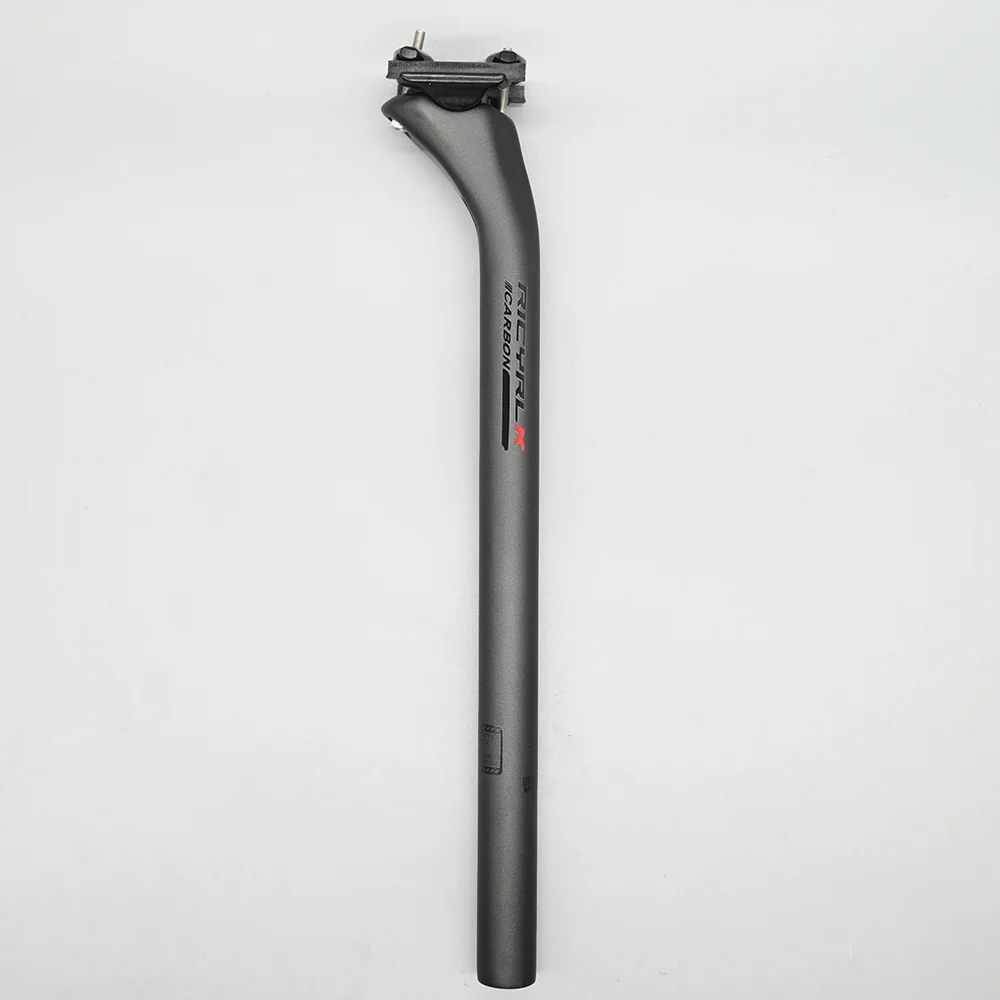 RLCYRLK Carbon Seatpost 27.2/30.8/31.6mm Matte Black MTB/Road Bike Seat Post Length 400mm Seat Tube Bicycle Parts