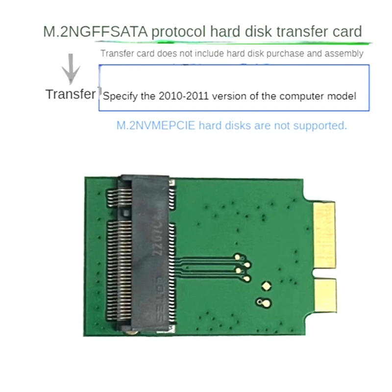Hard Disk Transfer Card 2010/2011 Air A1369 A1370 M.2 Ngff Hard Drive For Computer Adapter Card