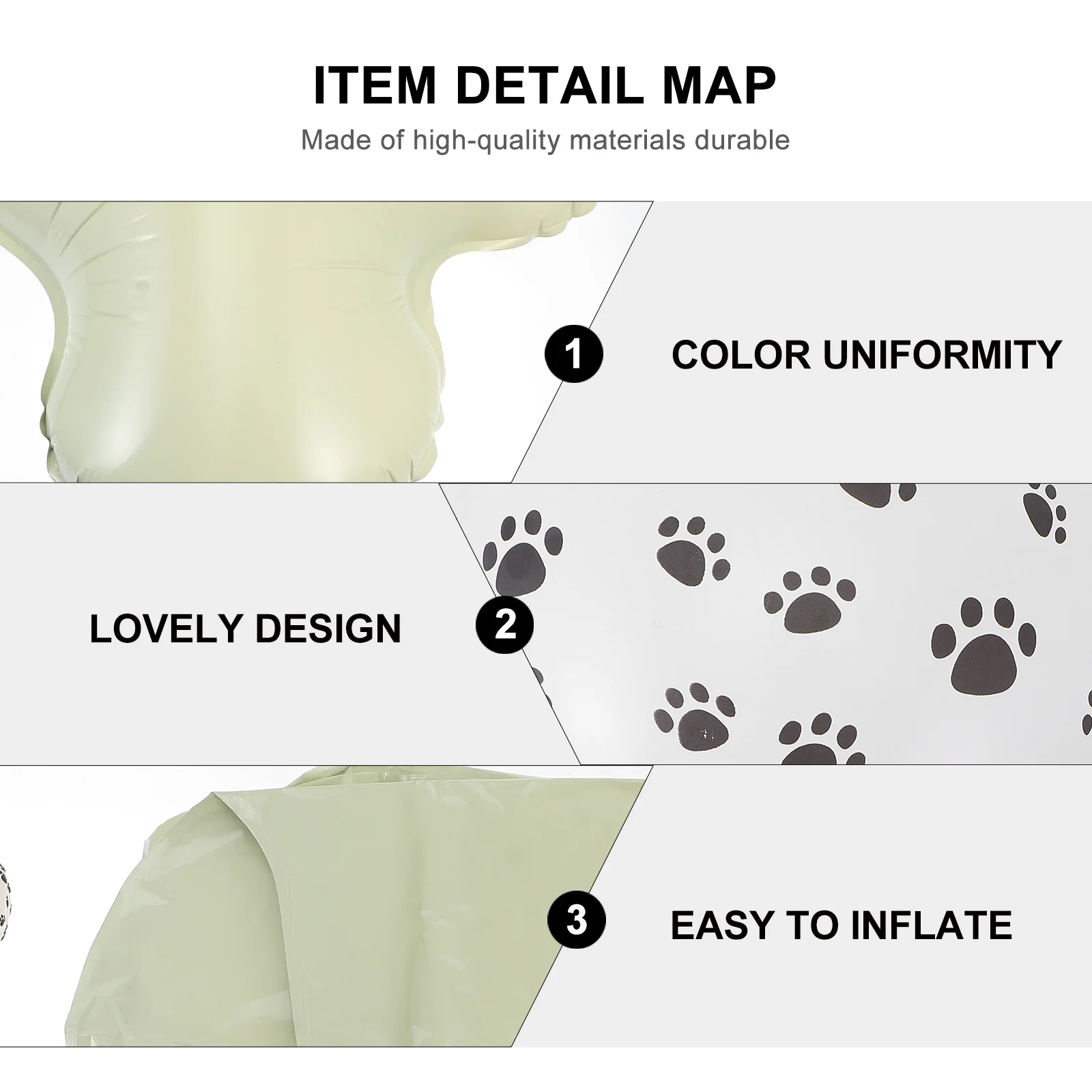 

1 set Dog Paw Pattern Balloons Set Bright Scene Decor For Pet Birthday Celebration Decoration Home Bar Club Event