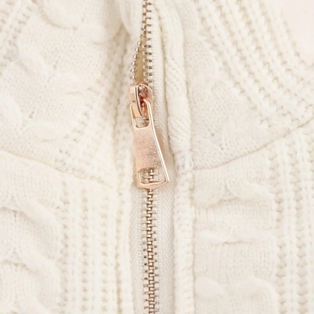 

Zr Fashion Women's Loose Casual Knitted Cotton Vest European Style Stand Collar Sweater Waistcoat New Arrival Wholesale