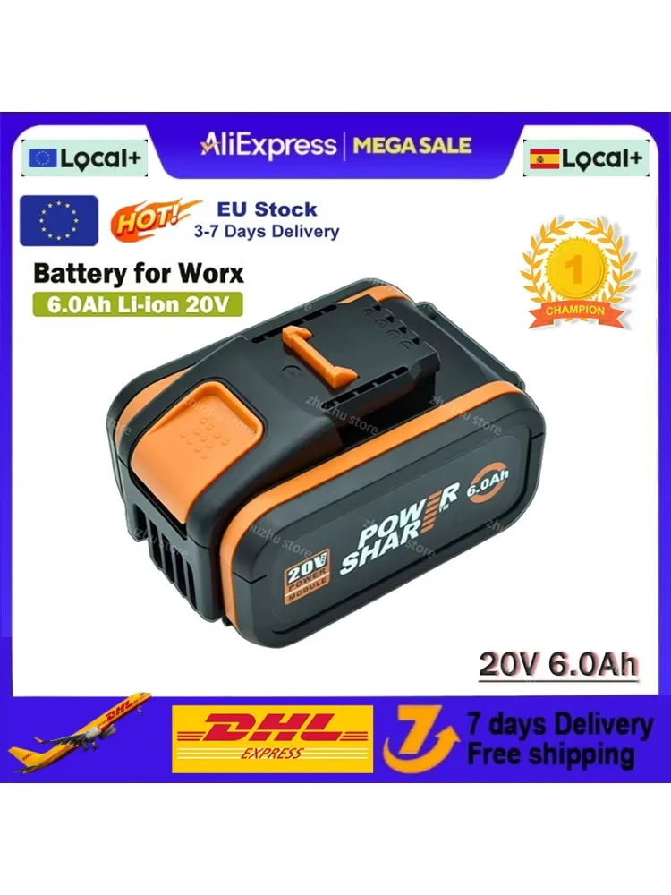 Volts Series 20V 8.0Ah REACELL-batterij, Volts lithium-ion reservebatterij voor draadloos elektrisch gereedschap, Volts 20V batterijaccessoires - afbeelding 2