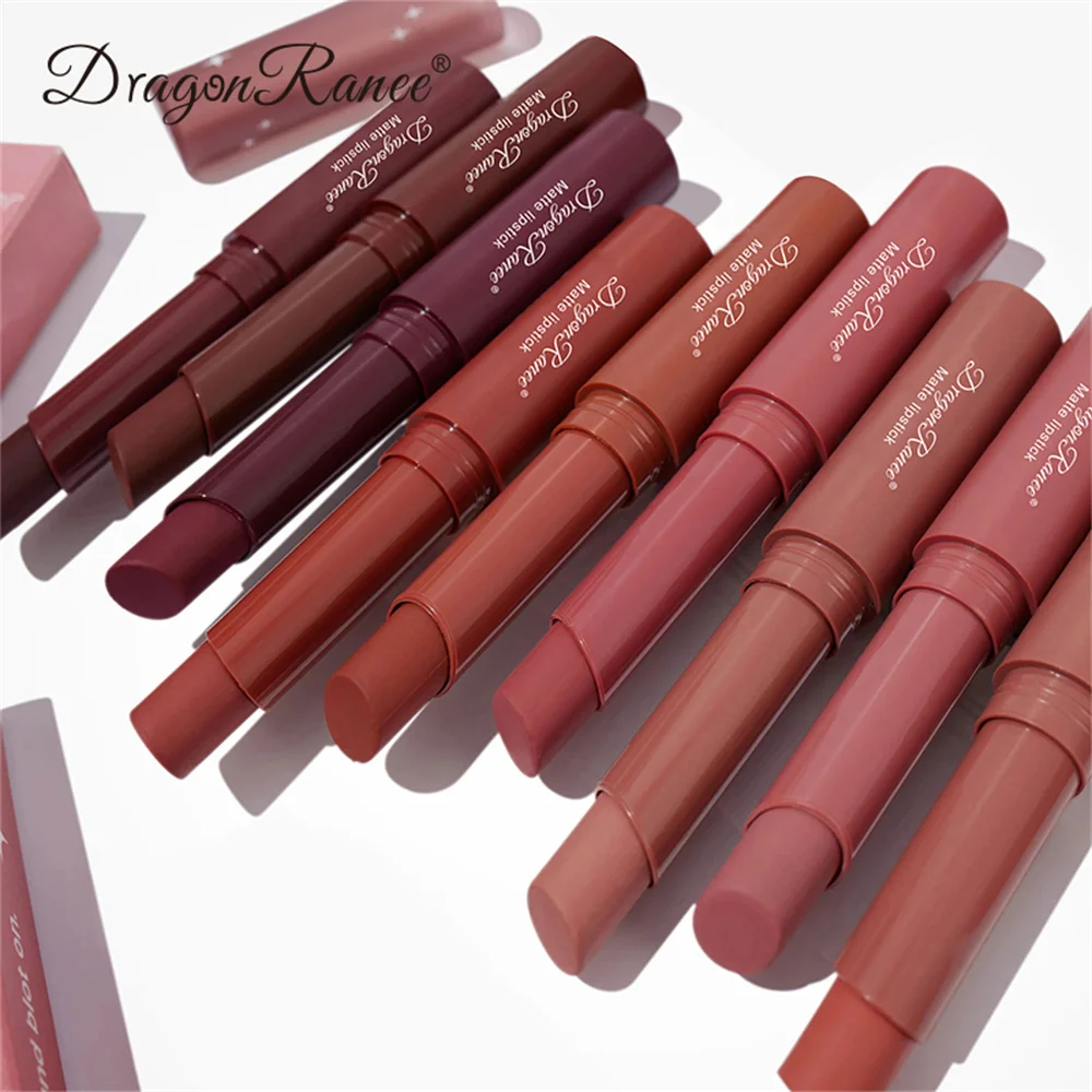 DRAGON RANEE Bow Lipstick Pen Matte Waterproof Sweatproof Lasting Multicolor Optional Lipstick Pen Lip Gloss Makeup Cosmetics