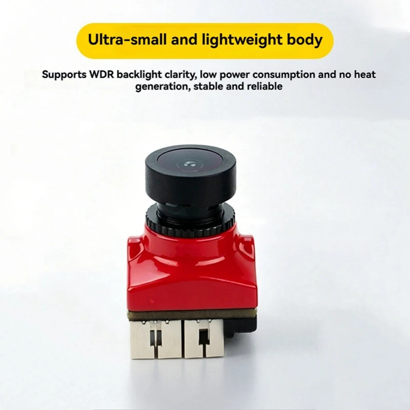 DT21 Firefly Mini FPV Camera Night Vision 1500TVL 1/3 CMOS Sensor 14mm FOV130 WDR for RC Drone Blue