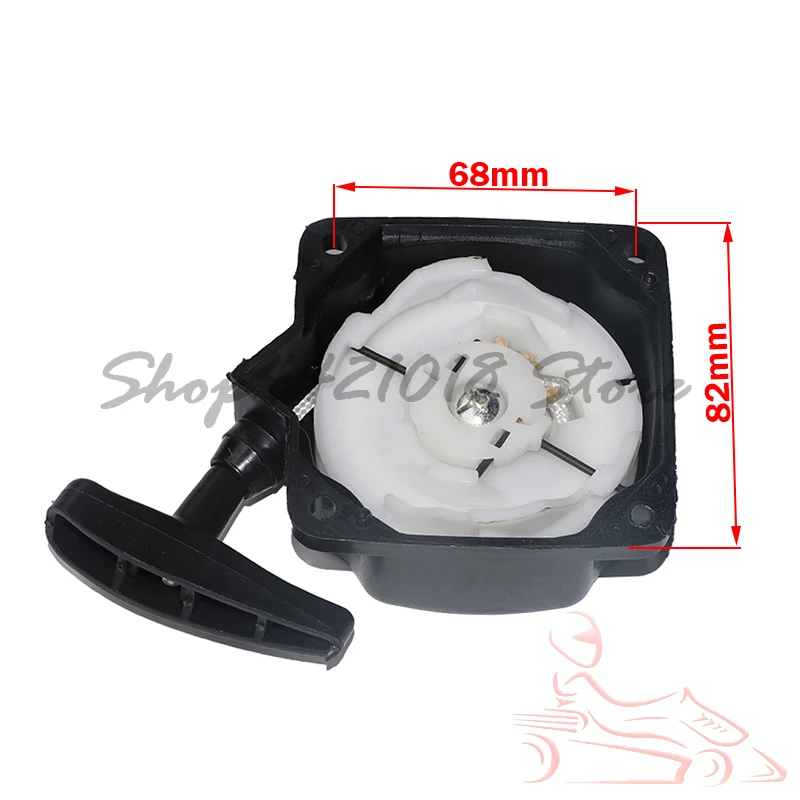 plastic recoil pull starter for brush cutter engine 40-5 44-5 33cc 36cc 43cc 49cc Moped Scooters Pocket Mini Moto Dirt Bike