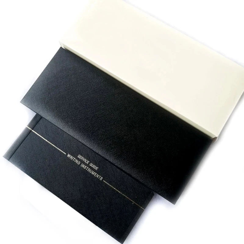 YAMALANG MB Black Leather Pen Box For Fountain Pen / Ballpoint Pen / Roller Ball Pens Pencil Case with The Warranty Manual