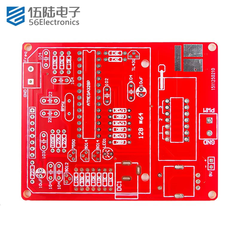 Graphic Transistor Tester DIY Kit LCR Triode ESR PWM Square Wave Signal Assembly Parts
