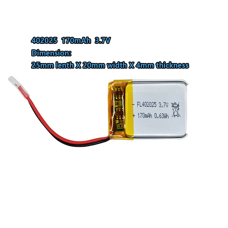 Original Replaces 170mAh 402025 502025 220mAh Battery For Sony MW1 For Nokia HS-21W Ployer P319 Aigo E5808 MP3 MP4 Batterie