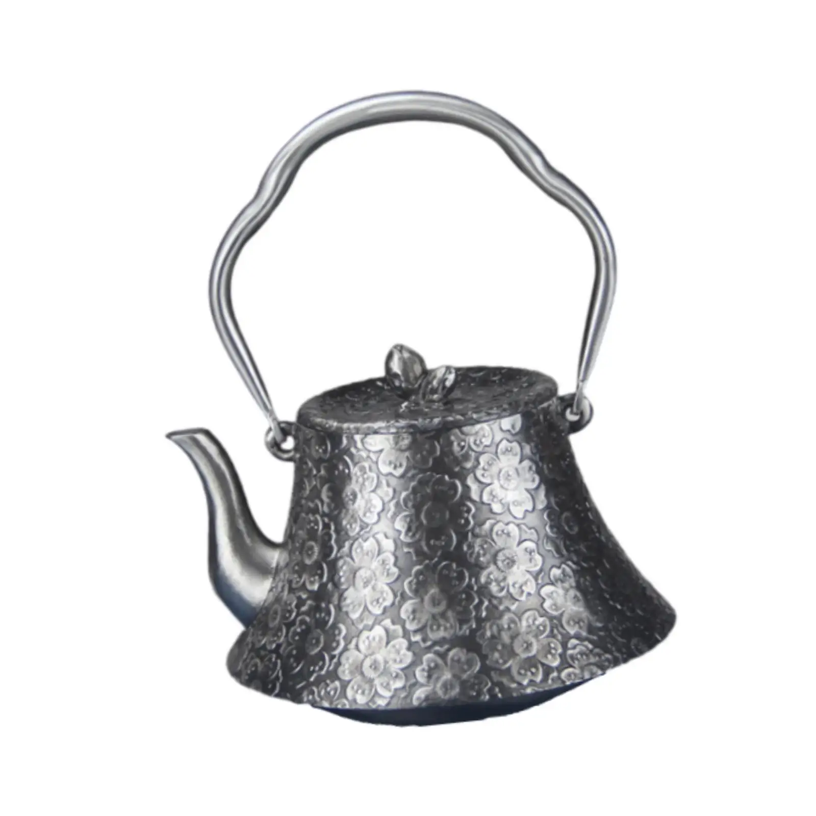 Iron Tea Kettle 1300ml Boiling Hot Water Kettle for Home Camping Restaurant