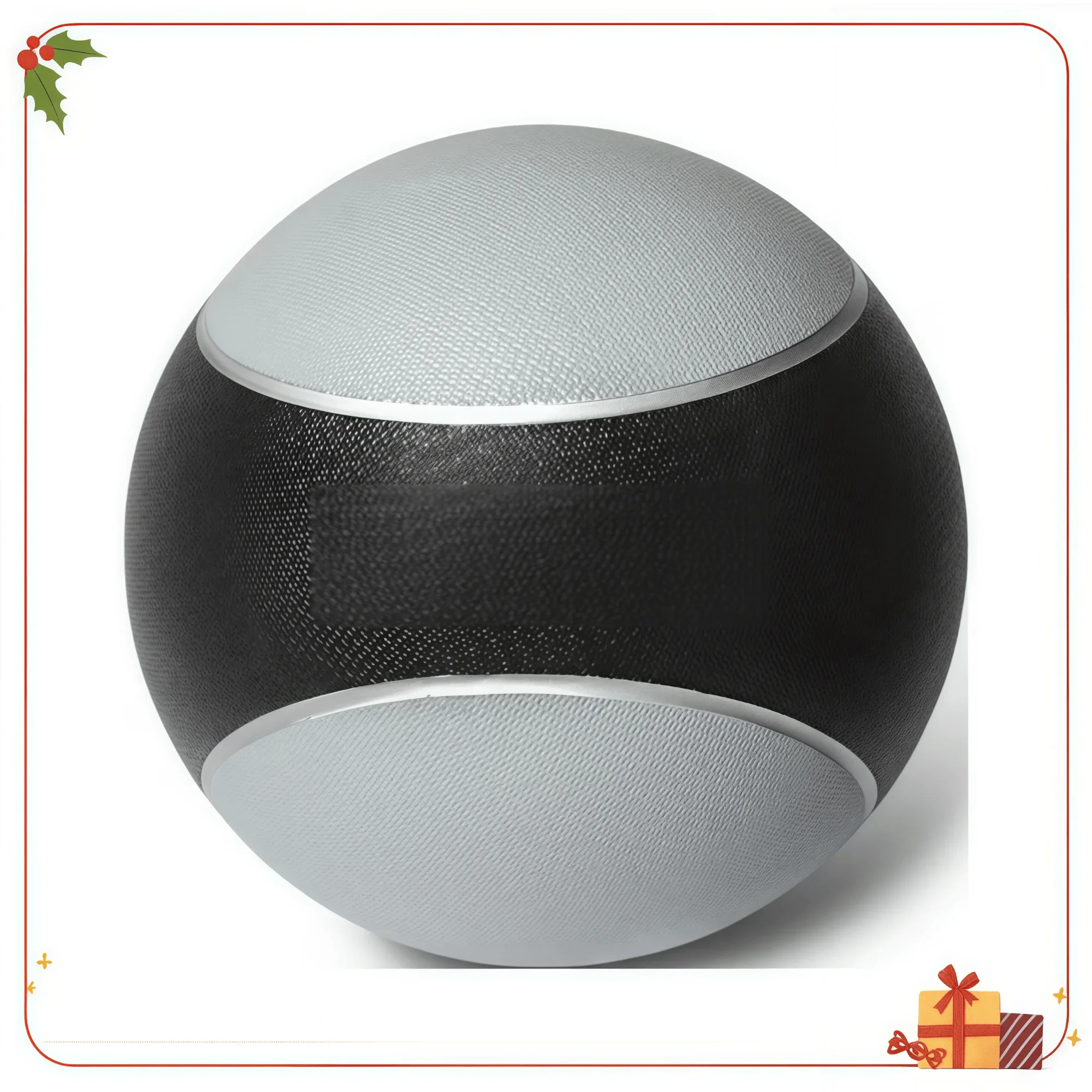 Bola medicinal de goma con barra, 12 lb