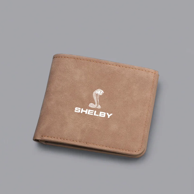 

For Ford Shelby Mustang GT GT350 GT500 Transit MK3 Fusion Ranger KugaST Leather Car Wallet Coin Purse ID Card Credit Card Holder
