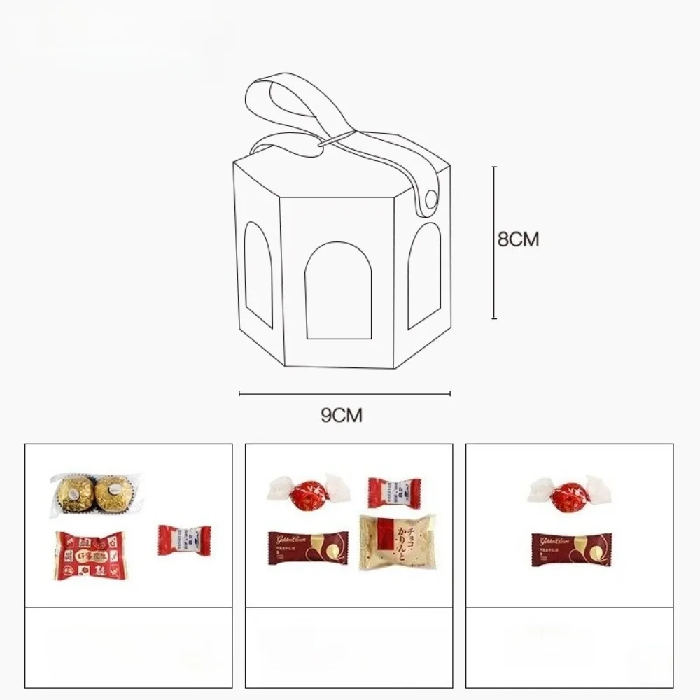 10 Stück Hochzeits-Süßigkeitenboxen für Valentinstag, Hochzeitsfeier, Gedenktag, Weihnachten, Neujahr, Muttertag – Detail 4