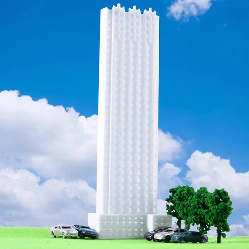 Kit de modèle de construction Miniature de Simulation, gratte-ciel, appartement, Villa, modèles à échelle, Architecture en plastique ABS, maison Miniature, Diorama