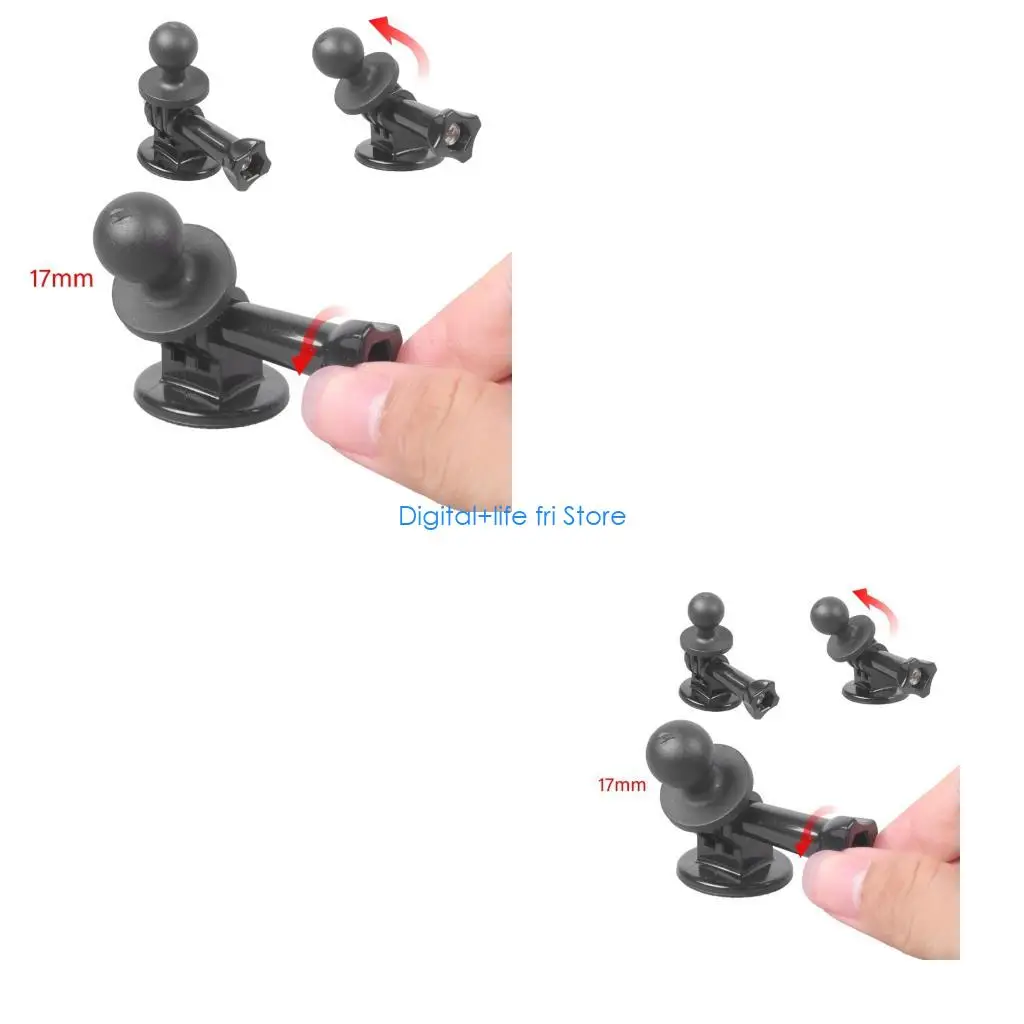 E06D Exchangeable 6cm Straight 9cm Angled Camera Mount Link 1/4