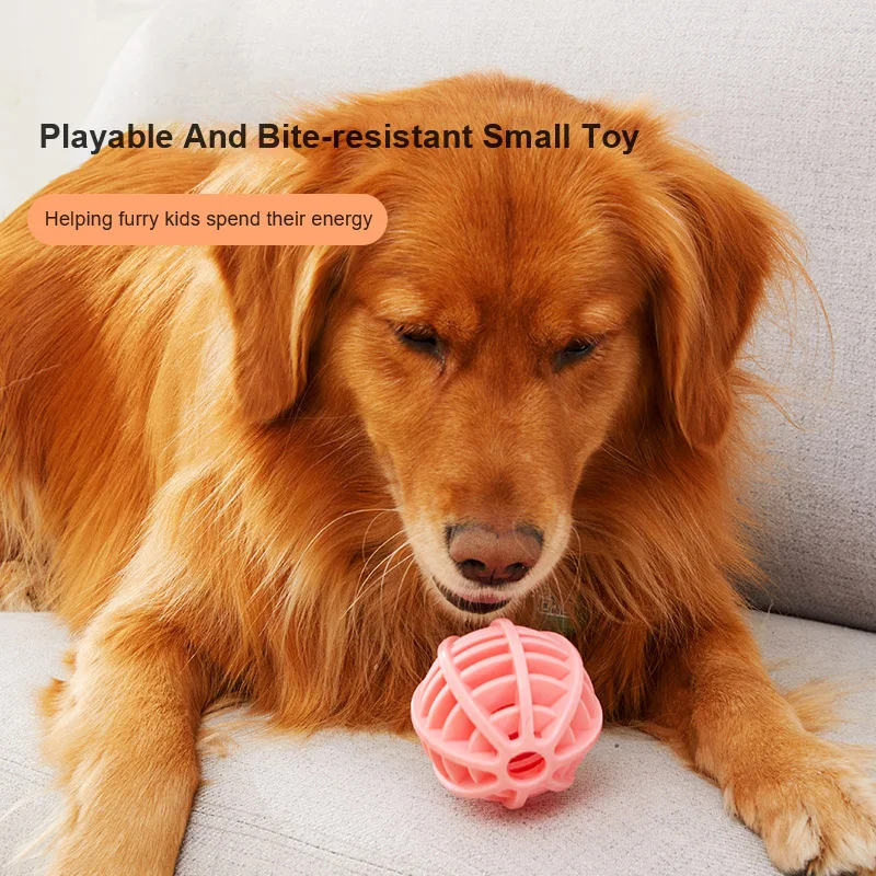 

Dog Ball Interactive Molar Chew Toys Dog Training Toys Interaction Bite Resistance Bouncy Ball TPR Dog Ball