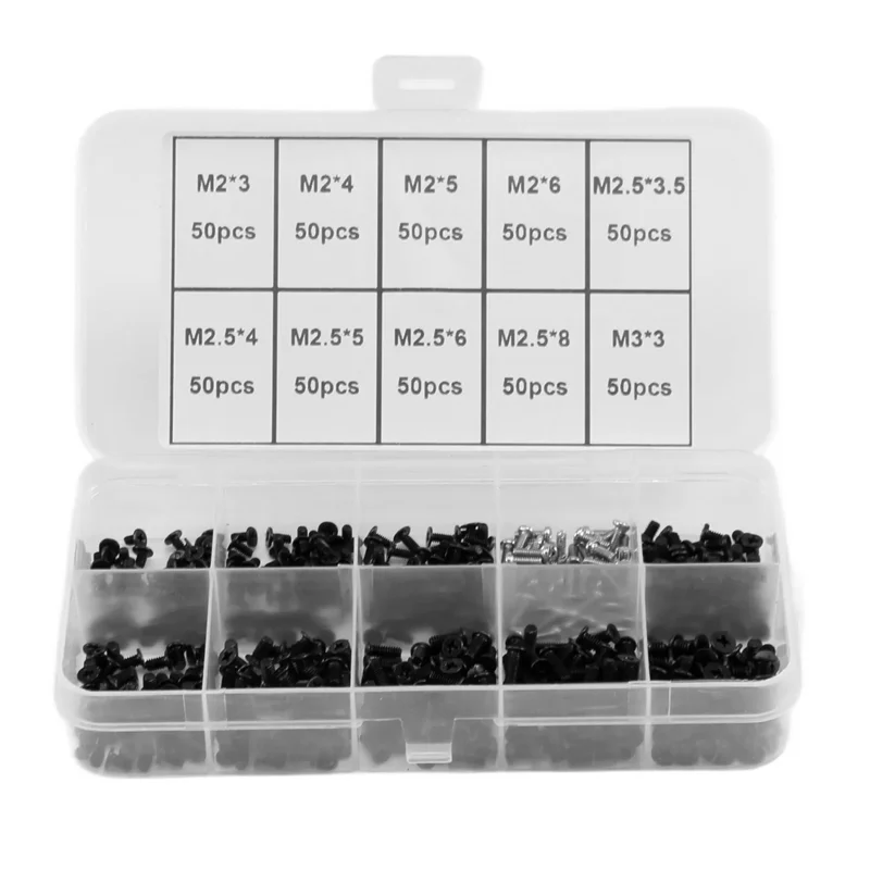 

Superior-500Pcs Laptop Universal Screw Replacement Kit M2, M2.5, M3 For Lenovo Toshiba Gateway HP IBM Dell Dell Acer Asu