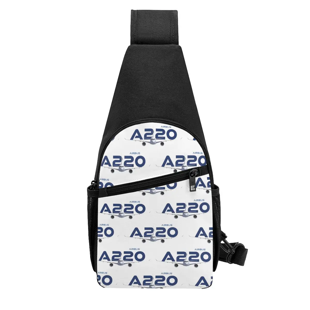 Airbus A220 Chest Bag Men Sling Crossbody Backpack Chest Bag Travel Hiking Daypack Shoulder Bag 6