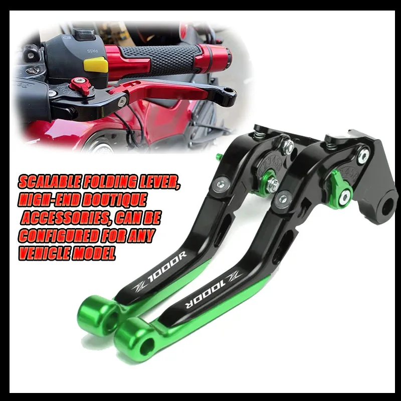 Palancas de freno ajustables para motocicleta, accesorios para Z1000R, Z1000 R, 2017-2020, 2019, 2018