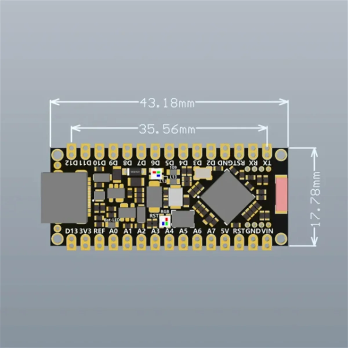 Nano 33 BLE NRF52840 Entwicklungsboard