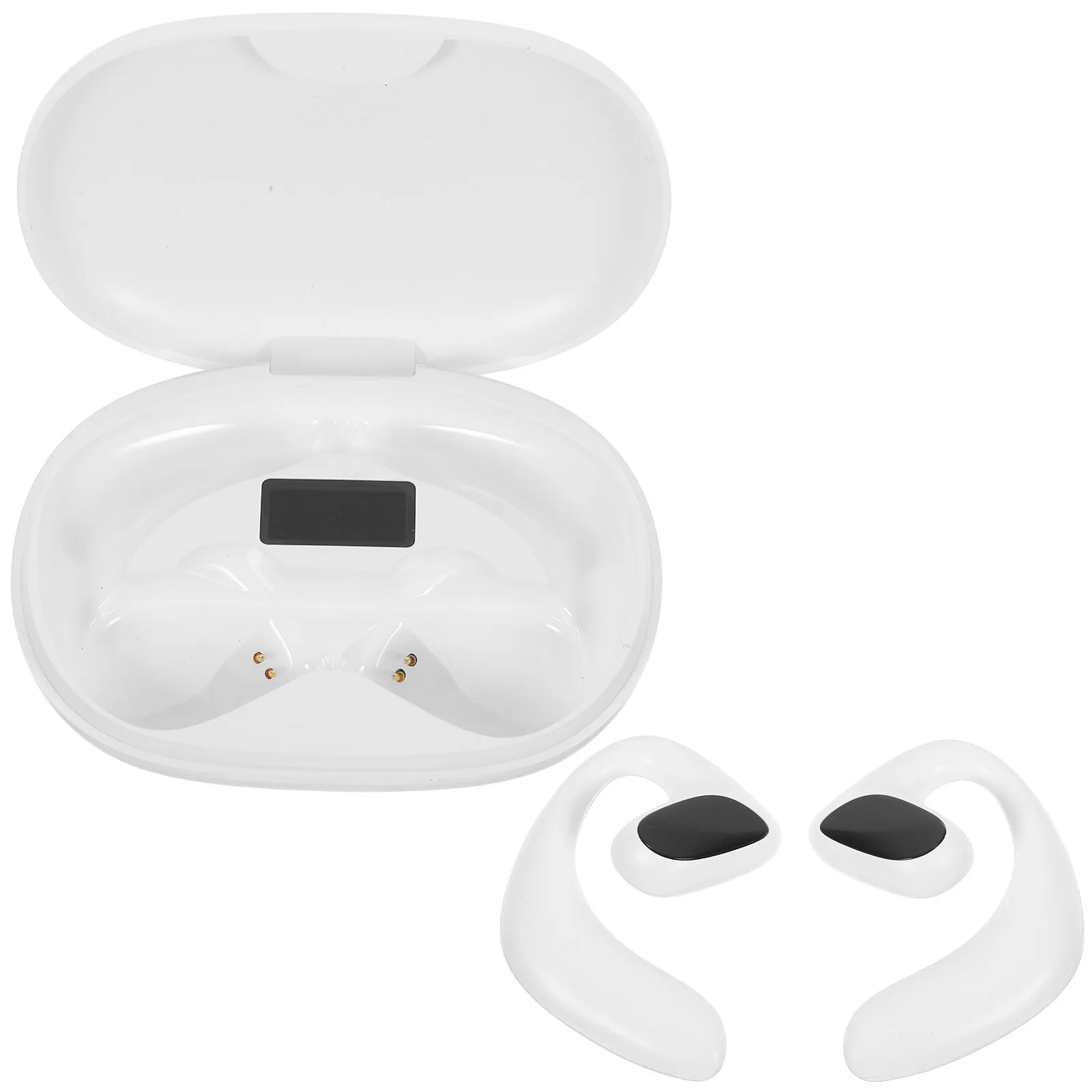 

Smart Translation Earbuds White Real-Time Language Translator for Business Travel Multi-Language Support Accurate Voice
