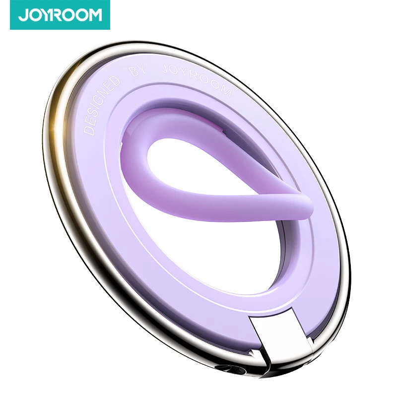 Joyroom Colorful Ring Phone Holder Magnetic Kickstand Silicone Magnetic Phone Grip Holder Stand For iPhone 15 14 13 12 Pro Max