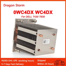 New Heatsink Cooler 0WC4DX WC4DX For DELL T430 T630 Server Radiator