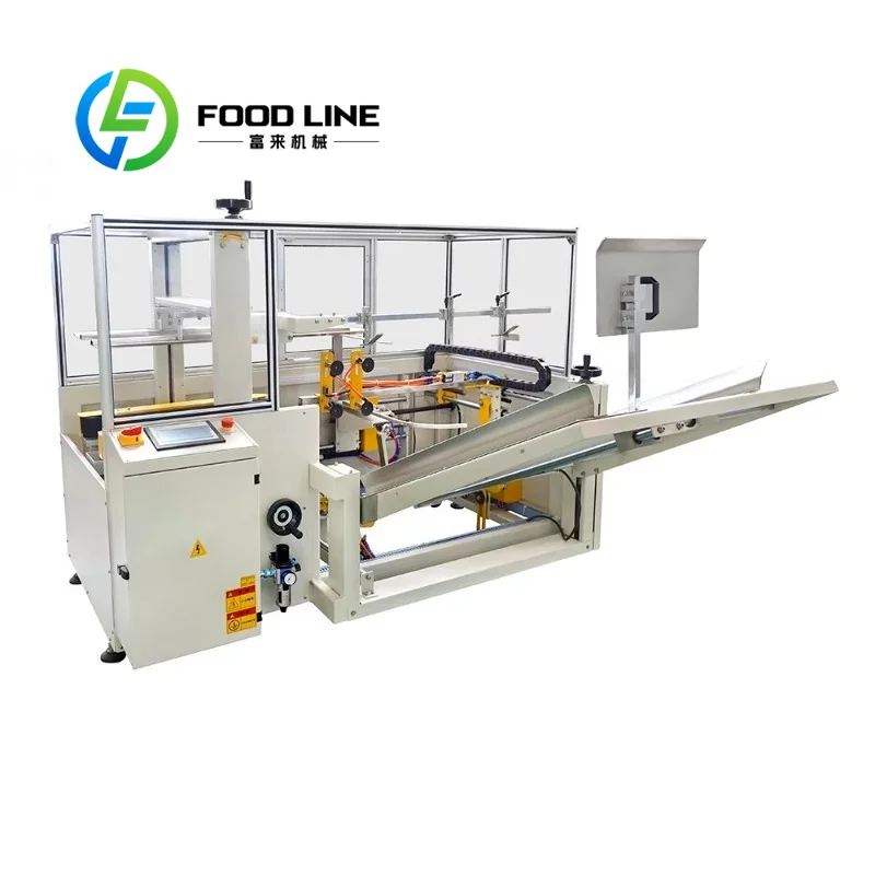 Automatic Carton Erector Simple Humanized Control Panel Easy Parameter Setting For Ordinary Workers To Operate Quickly