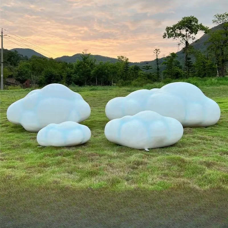 Outdoor simulation cloud sculpture garden landscape community lawn shopping mall decoration creative beauty ornament