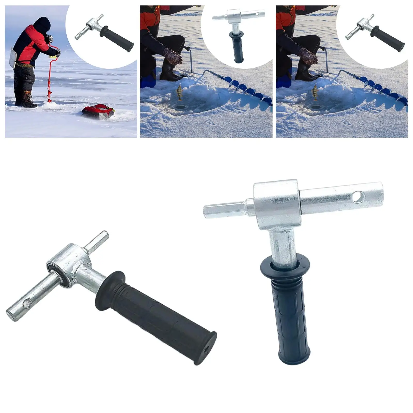 

Адаптер для ледяной дрели для улицы, легкий, прочный, металлический аксессуар, насадка для сверла для профессионального преобразования деталей