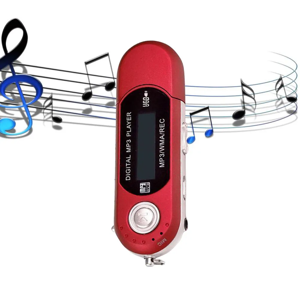 

Super Lightweight Portable Mp3 Player Digital Music Player for Running Sports Outdoor Activities 4- Playtime Compact ABS