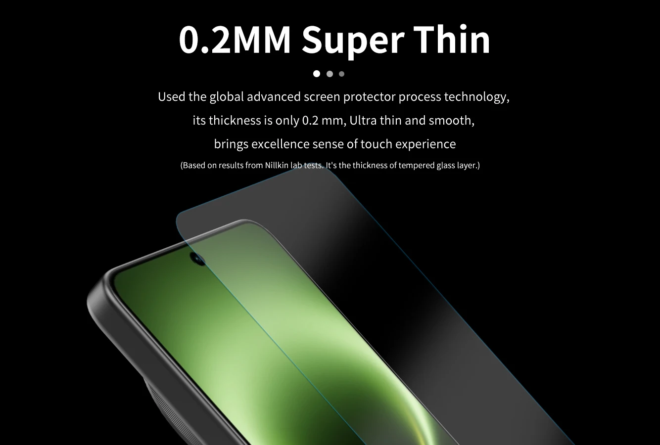 NILLKIN für Vivo X300 Ultra Displayschutzfolie aus gehärtetem Glas, erstaunliche H+PRO hochwertige transparente Glasfolie 2.5D 9H – Detail 2