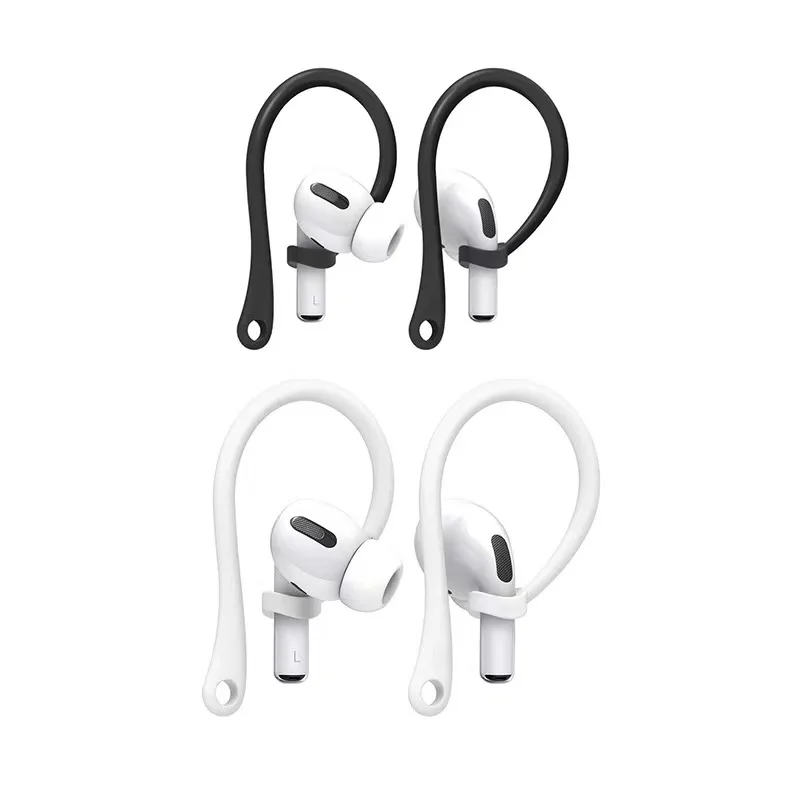 Silicone Ear Hooks For Apple AirPods Pro 2 Accessories Anti-fall Bluetooth Earphone Holder For Airpods 1 2 3 Pro Sports Earhooks