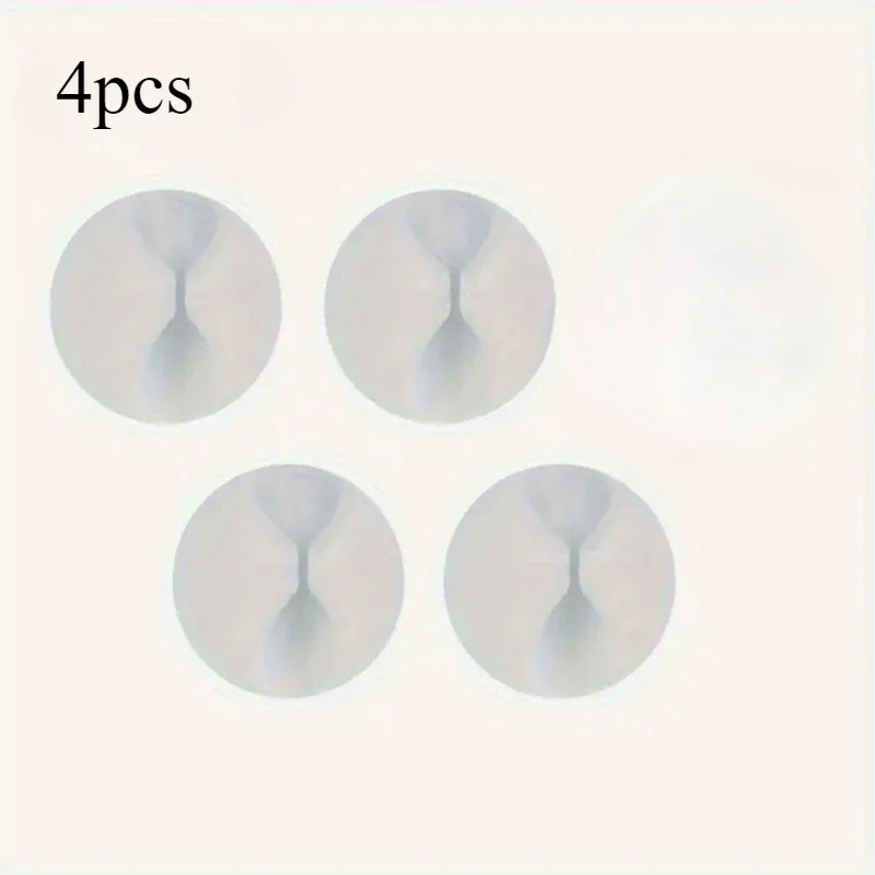4pcs Desktop Organizer, Data Cable Holder Storage Buckle, Headphone Charging Cable, Bedside Card Holder Cable Organizer