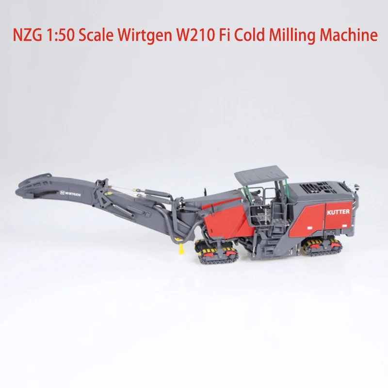 NZG Diecast escala 1:50 Wirtgen W210 Fi fresadora en frío aleación ingeniería modelo colección recuerdo exhibición estática regalo