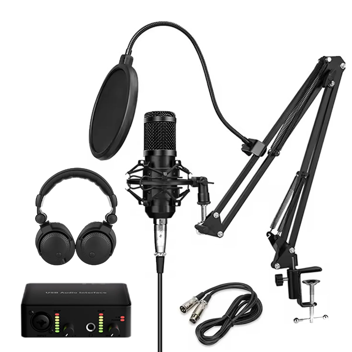 Studio Professional Kit 192khz Q24 Studio Sound Card Recording Universal Professional Usb Sound Card Audio Interface