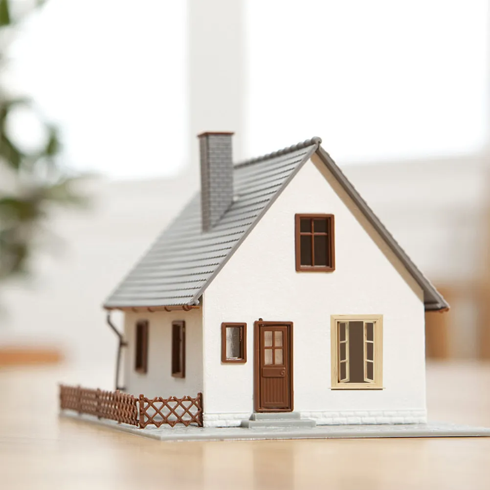 

Миниатюрное окно в масштабе 1:12 для кукольного домика, мебель для кукол 3-6 дюймов, с гладкой поверхностью, безопасное для детей, для ролевых игр, декоративное мини-украшение