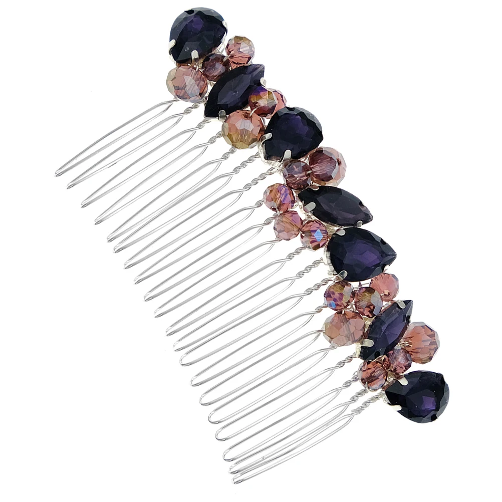 

Rhinestone Hair Comb Wedding Accessories Bridal Headpiece Vintage Crystal Combs for Party Banquet Dance Wear Bridesmaid Elegant