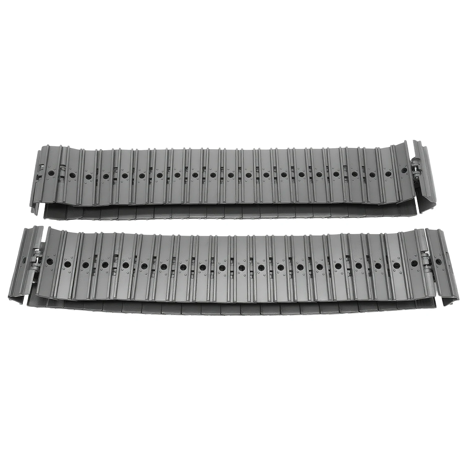 50MM 아연 합금 크롤러, 원격 제어 굴삭기 불도저 모델 개조 및 업그레이드 섀시 크롤러에 적합