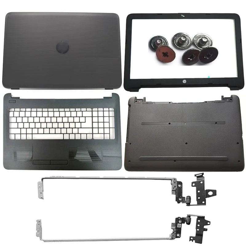 NEW Laptop LCD Back Cover/Front Bezel/Hinges/Palmrest/Bottom Case For HP 15-AY 15-BA 15-BD Series 859511-001 855027-001