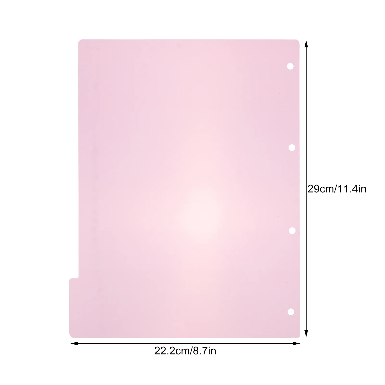 10Pcs Multicolor Index Dividers Label A4 Smooth Surface Long Lasting Office Use Binder Dividers Labels Paper Tab