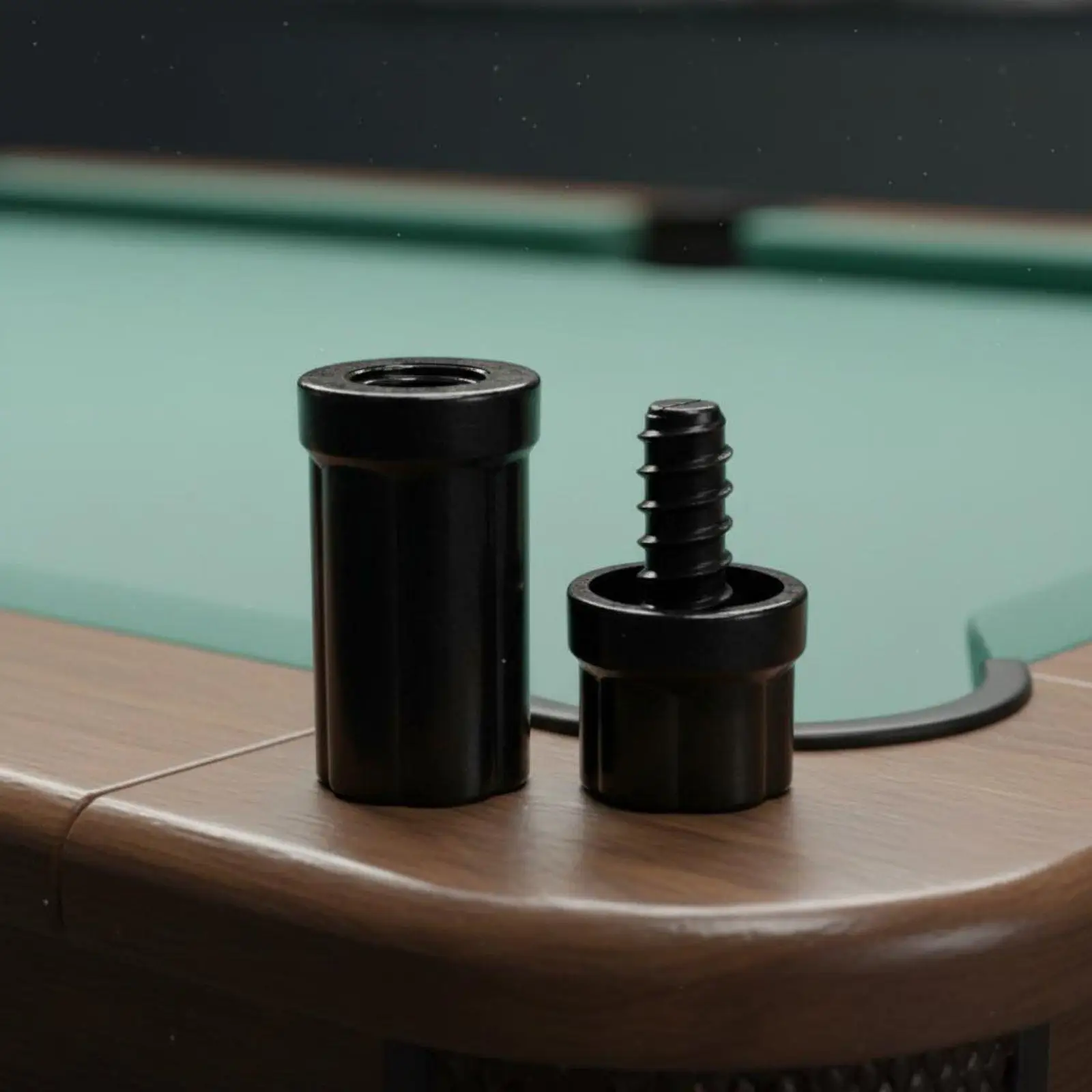 Billiard Cue Cover Dustproof Joint Protector ABS Screw-on Cap Cue Accessory for Cue Setup Compatibility