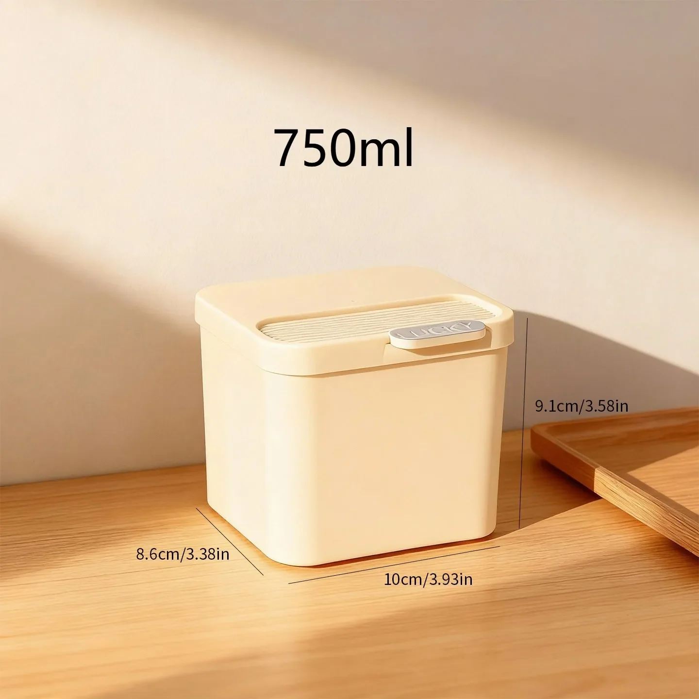 Plastic lunchbox voor kinderen en studenten, herbruikbaar, draagbaar, geschikt voor fruit, salades en andere voedingsmiddelen, luchtdicht, houdt de inhoud vers, en kan in de magnetron worden gebruikt.