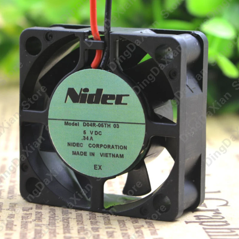 

D For Nidec D04R-05TH 03 | 5V 0.34A | 4CM | Micro Industrial Chassis Cooling Fan 1PCS
